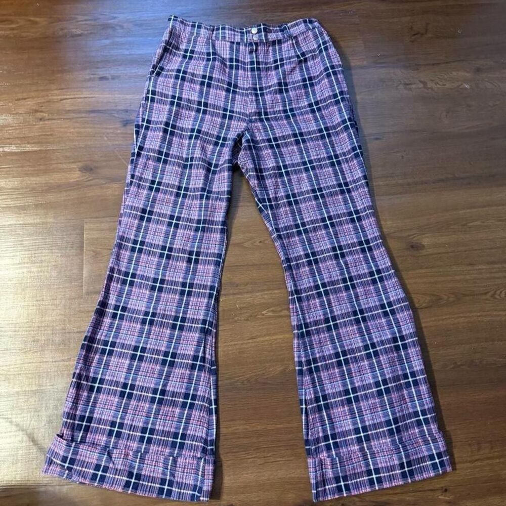 Unbranded Women's Purple and Red Trousers